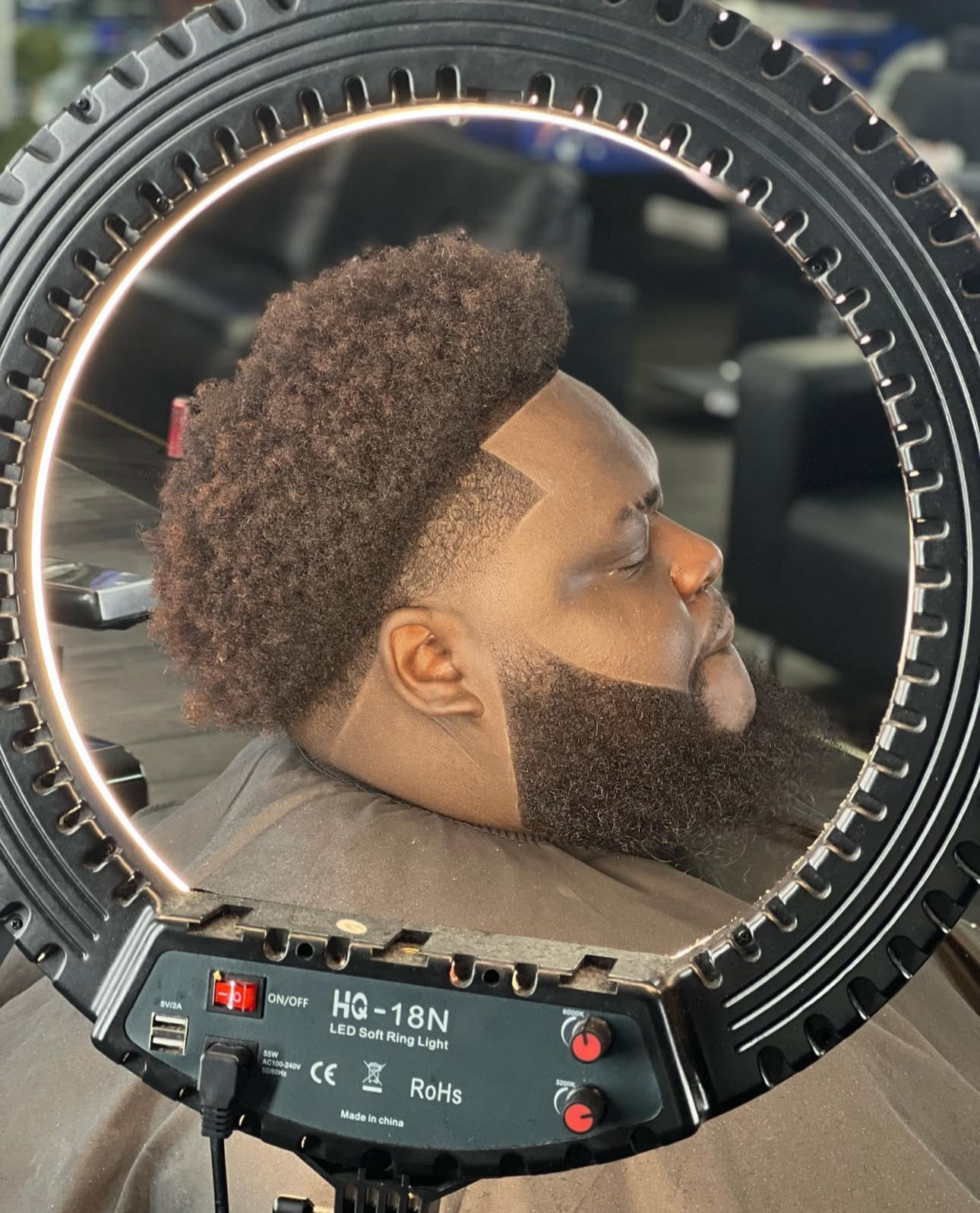 Coupe design barbe
